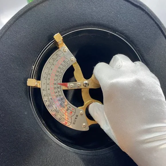 Black Wool Rustic Rancher with Leather Band - Picture 8 of 8